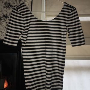 Ralph Lauren boat neck striped shirt sleeve shirt